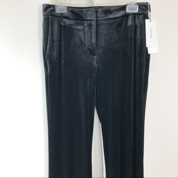 Calvin Klein Pants & Jumpsuits Calvin Klein Black Velvet Size 2